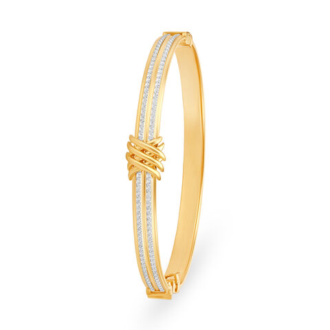 Dazzling Gold Bangle