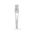Enchanting Ribbon Pattern Platinum and Diamond Ring,,hi-res image number null