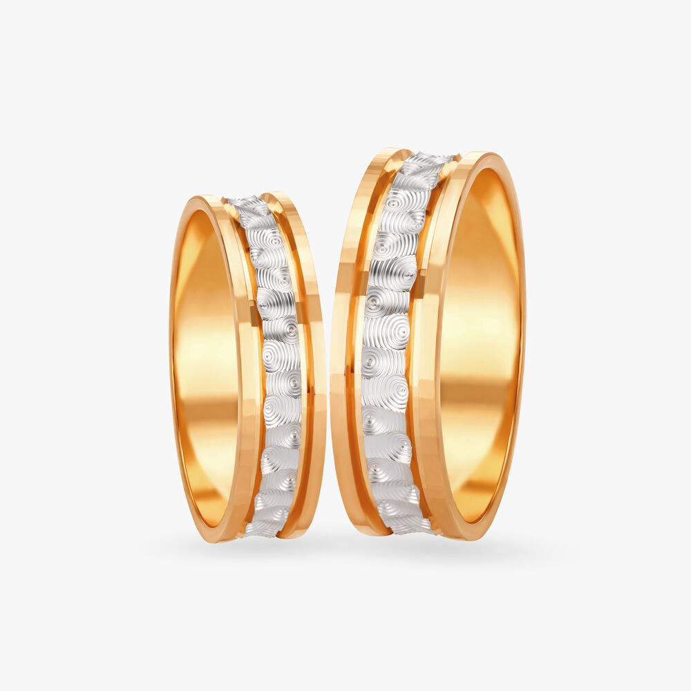 Tanishq silver couple rings shop