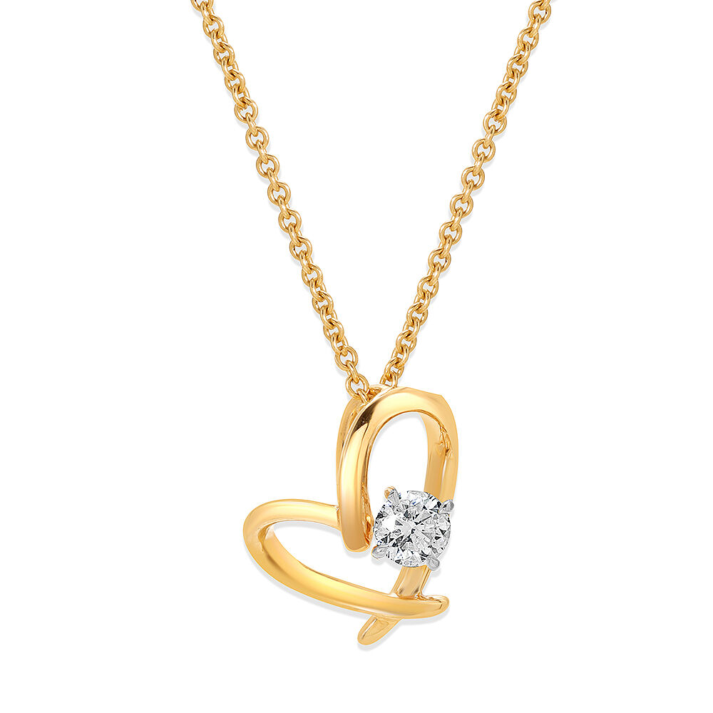 Tanishq solitaire pendant top