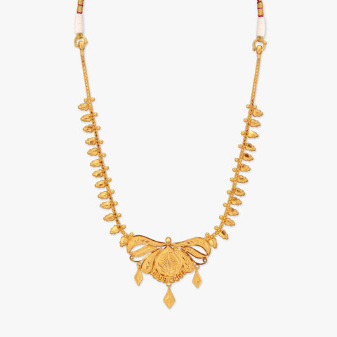 Radiant Knot Gold Necklace