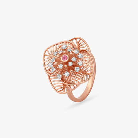 Whisper Bloom Diamond Ring