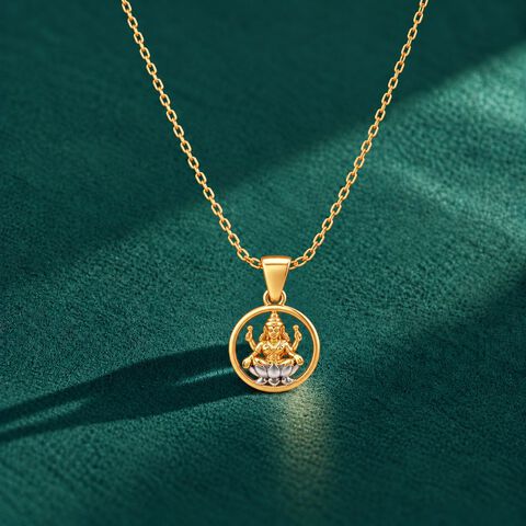 Lavish Lakshmi Gold Pendant
