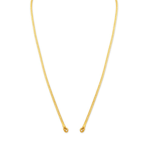 Simple Yellow Gold Box Chain