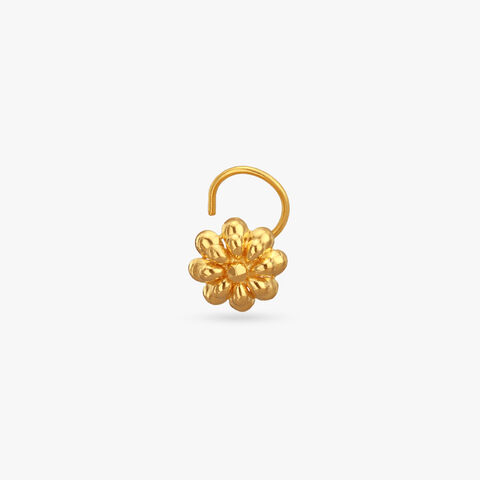 Fresh Bloom Gold Nose Pin