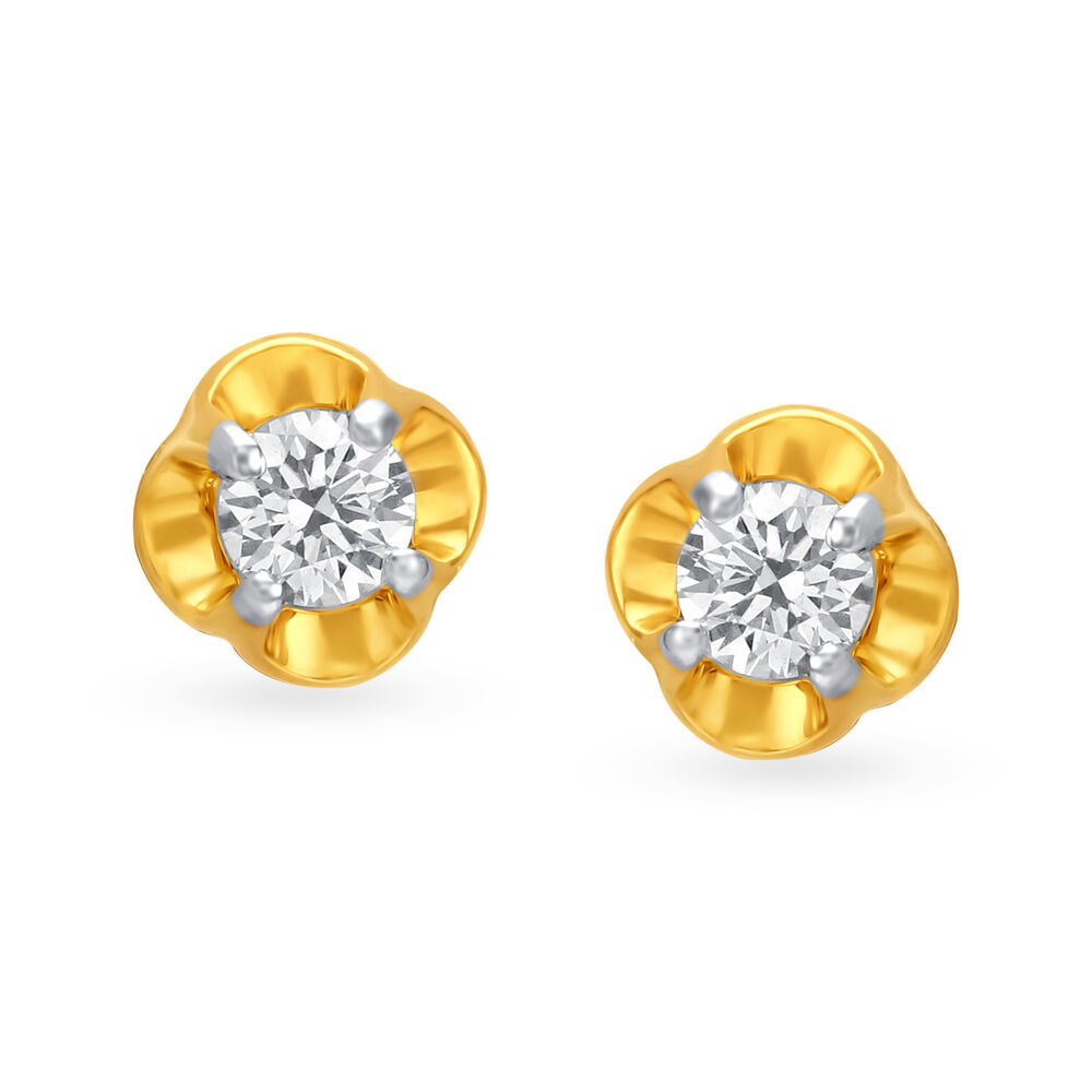 Single stone discount diamond earrings tanishq