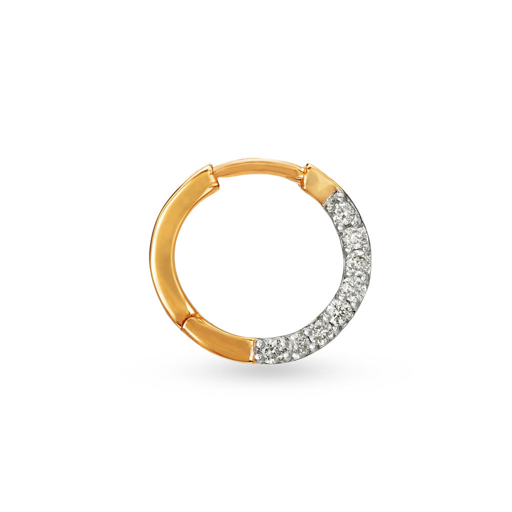 Solitaire nose top pin tanishq