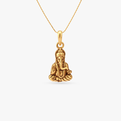 Siddhi Ganesha Gold Pendant