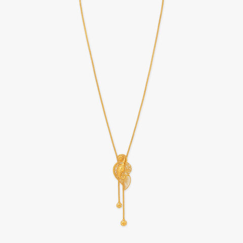 Shankh Sandhi Gold Tie Haar
