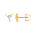 Whimsical Star Pattern Diamond Stud Earrings,,hi-res image number null