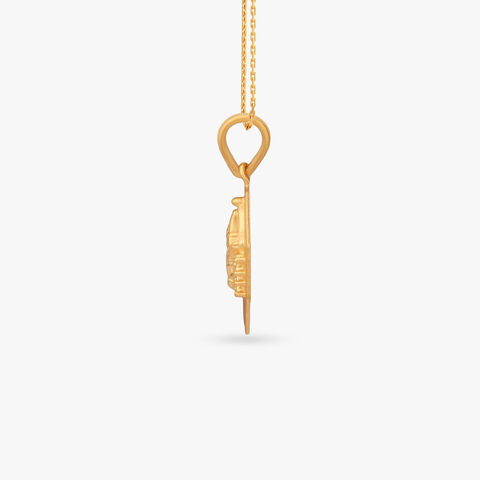 Venkateshwara Grace Gold Pendant for Men