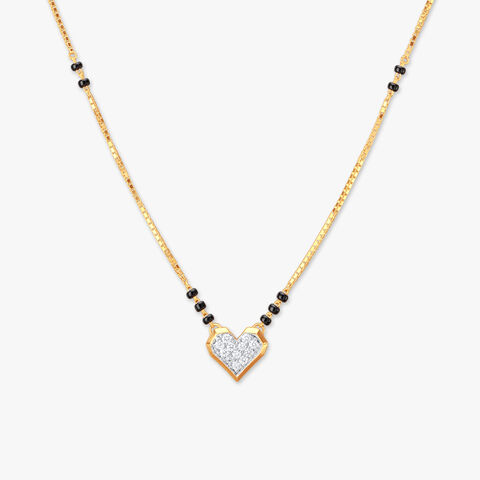 Heartfelt Sparkle Diamond Mangalsutra