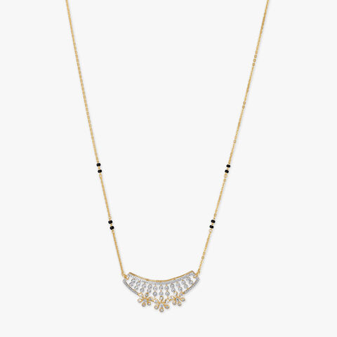Petal Rain Diamond Mangalsutra