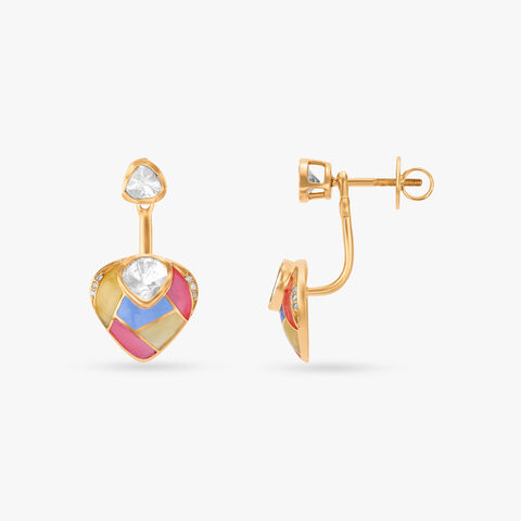 Split Delight Stud Earrings