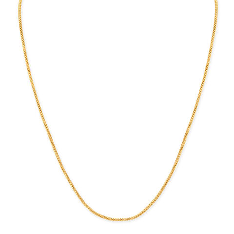Flat Links Gold Chain For Men