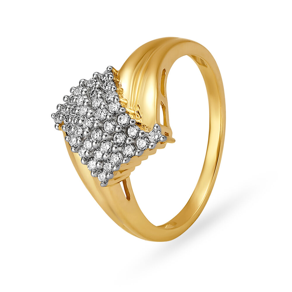 18 karat gold ring clearance tanishq