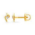 Charming Classy Gold Stud Earrings,,hi-res image number null
