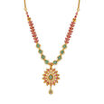 Palatial Emerald And Ruby Gold Necklace,,hi-res image number null