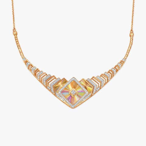 Spectrum Glow Diamond Necklace