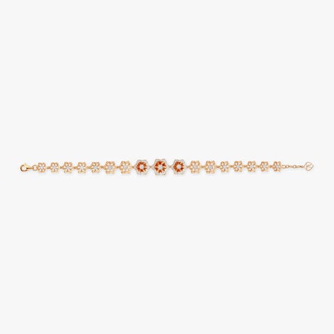 Mirror Petal Diamond Bracelet