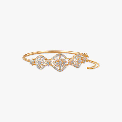 Mirage Curve Diamond Bangle