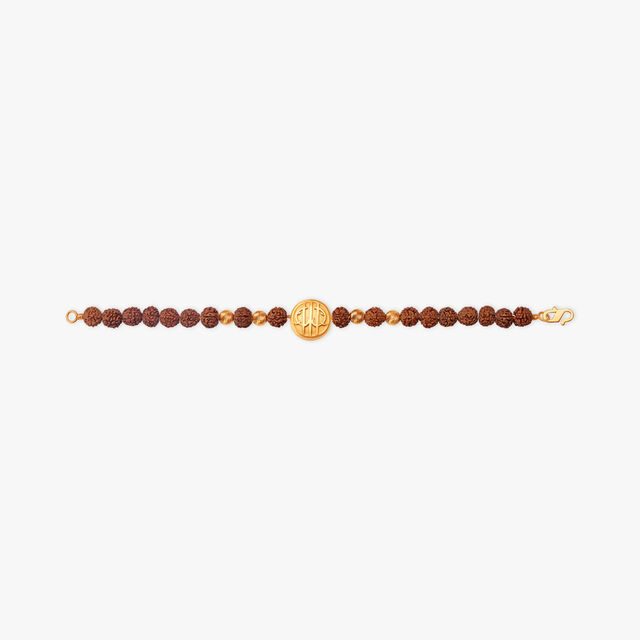 Unique Om Rudraksh Bracelet,,hi-res image number null