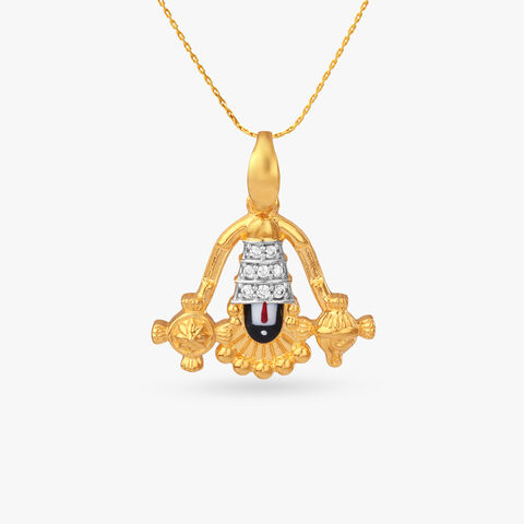 Balaji Aura Gold Pendant for Men