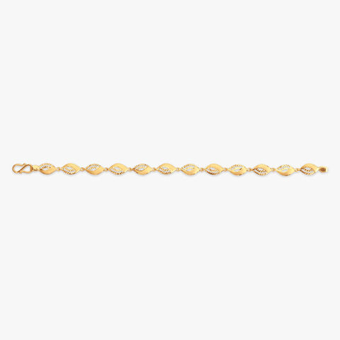 Vine Twist Gold Bracelet