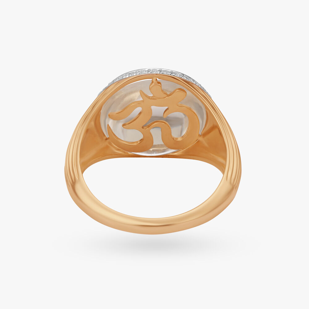 Holy Om Diamond Ring