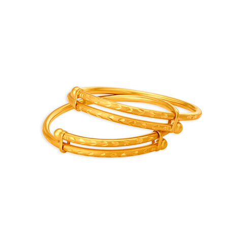 Sophisticated Gold Bangles
