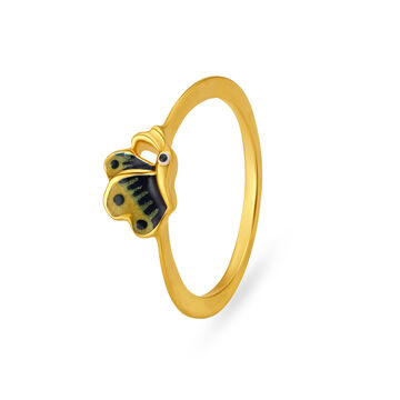 Enchanting Butterfly Ring for Kids