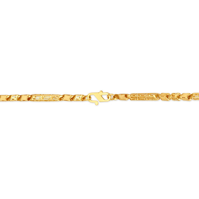 Groovy Hollow Gold Chain For Men,,hi-res image number null