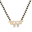 14 Karat Breathtaking Diamond Mangalsutra,,hi-res image number null