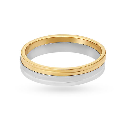 Sophisticated Platinum and Rose Gold Ring