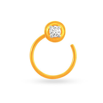 Minimalistic Elegant Diamond Nose Pin