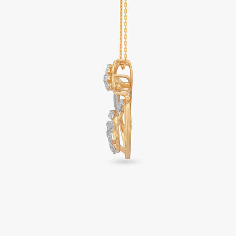 Sparkling Arcadia Diamond Pendant