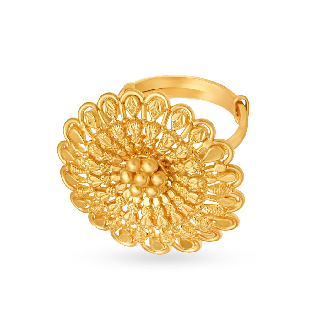 Tanishq top flower ring