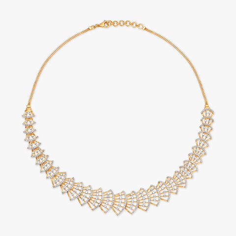 Glamorous Radiance Natural diamond Necklace Set