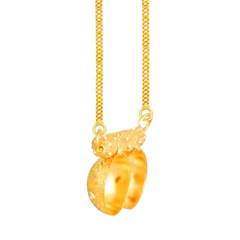 Lustrous Gold Mangalsutra Pendant