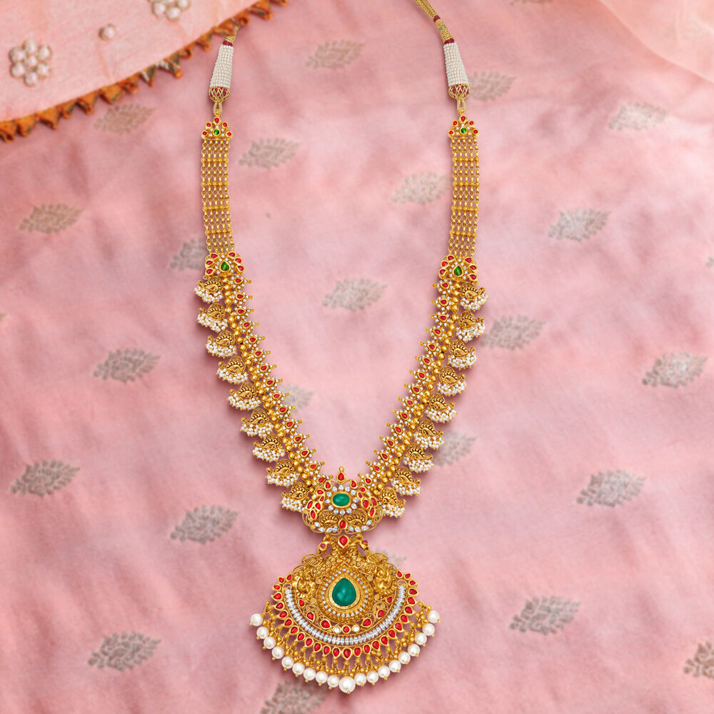 Tanishq haram best sale designs