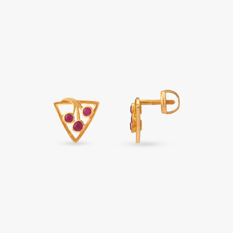 Rose Royale Stud Earrings for Kids
