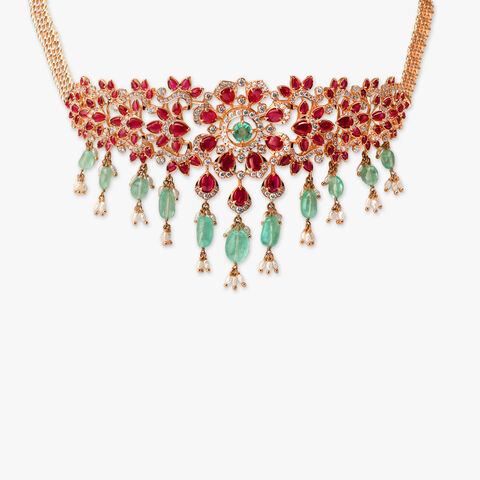 Majestic Floral Diamond Necklace
