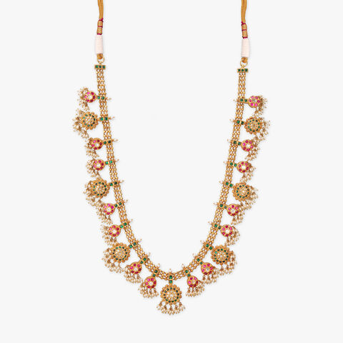 Gold Temple Jhumka Haar Set