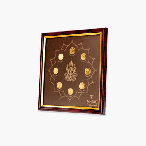 Set of Ashtavinayak 22 Karat Gold Coin