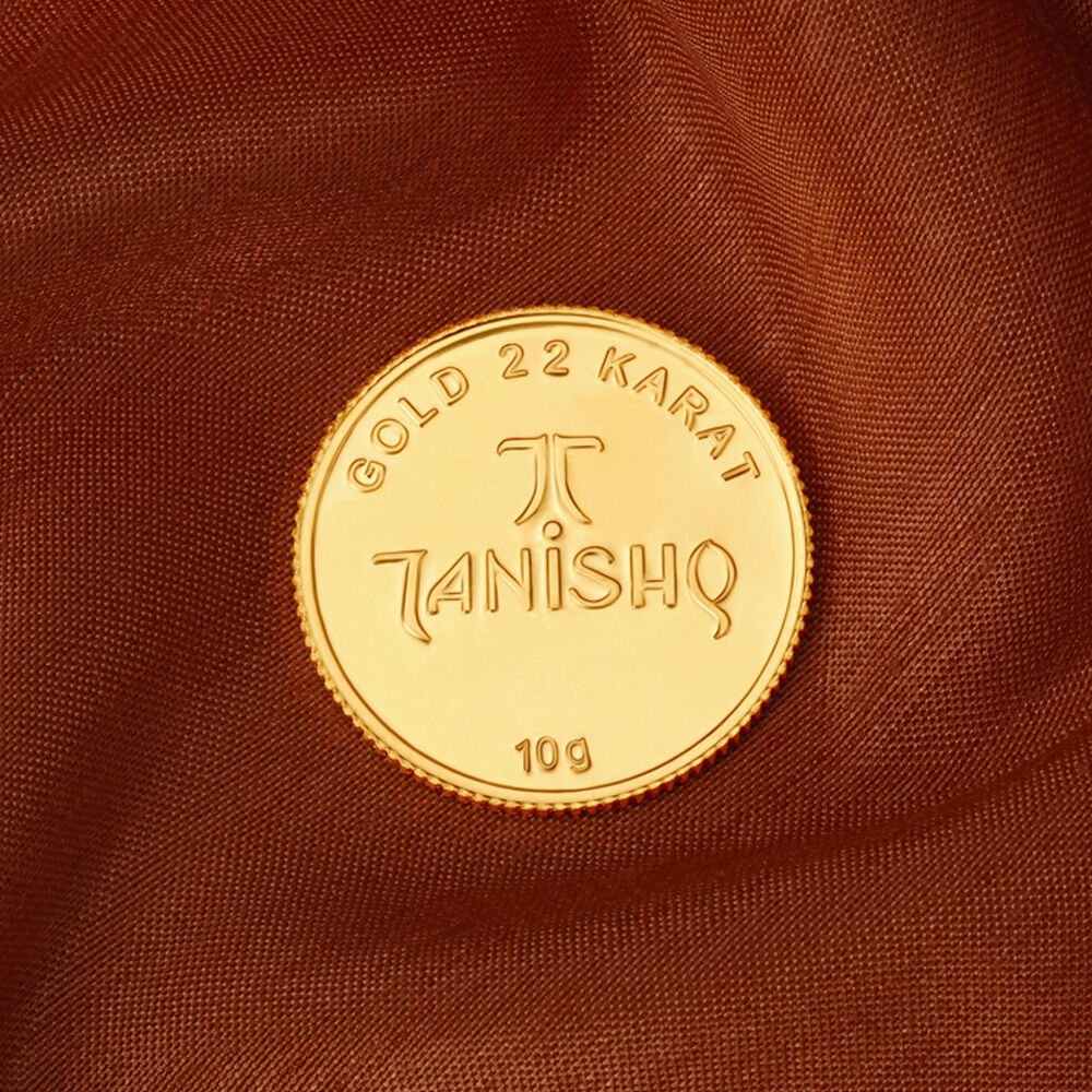 Om Motif 22 Karat 10 Gram Gold Coin
