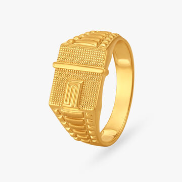 Textured Ring for Men