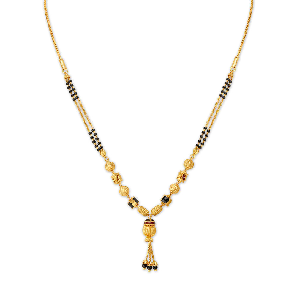 Serene Hanging Bead Gold Mangalsutra