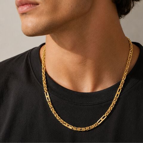 Ornate Gold Chain for Men