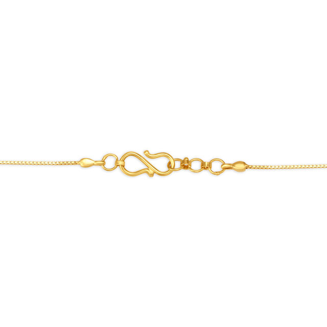 Elegant Leafy Pendant with Chain,,hi-res image number null