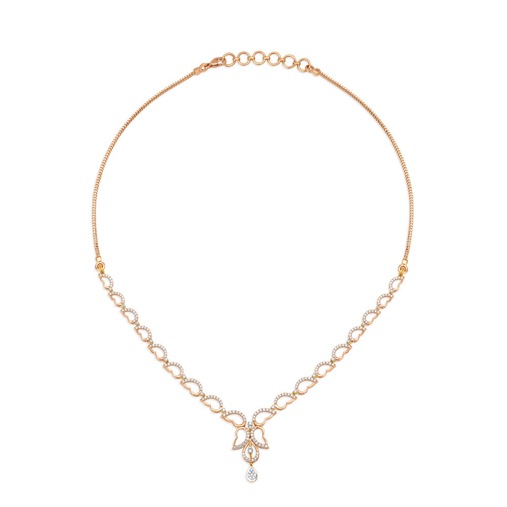 Tanishq online new arrivals diamond necklace